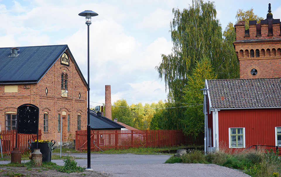 Foto taget mot Sala Bly och hyttan